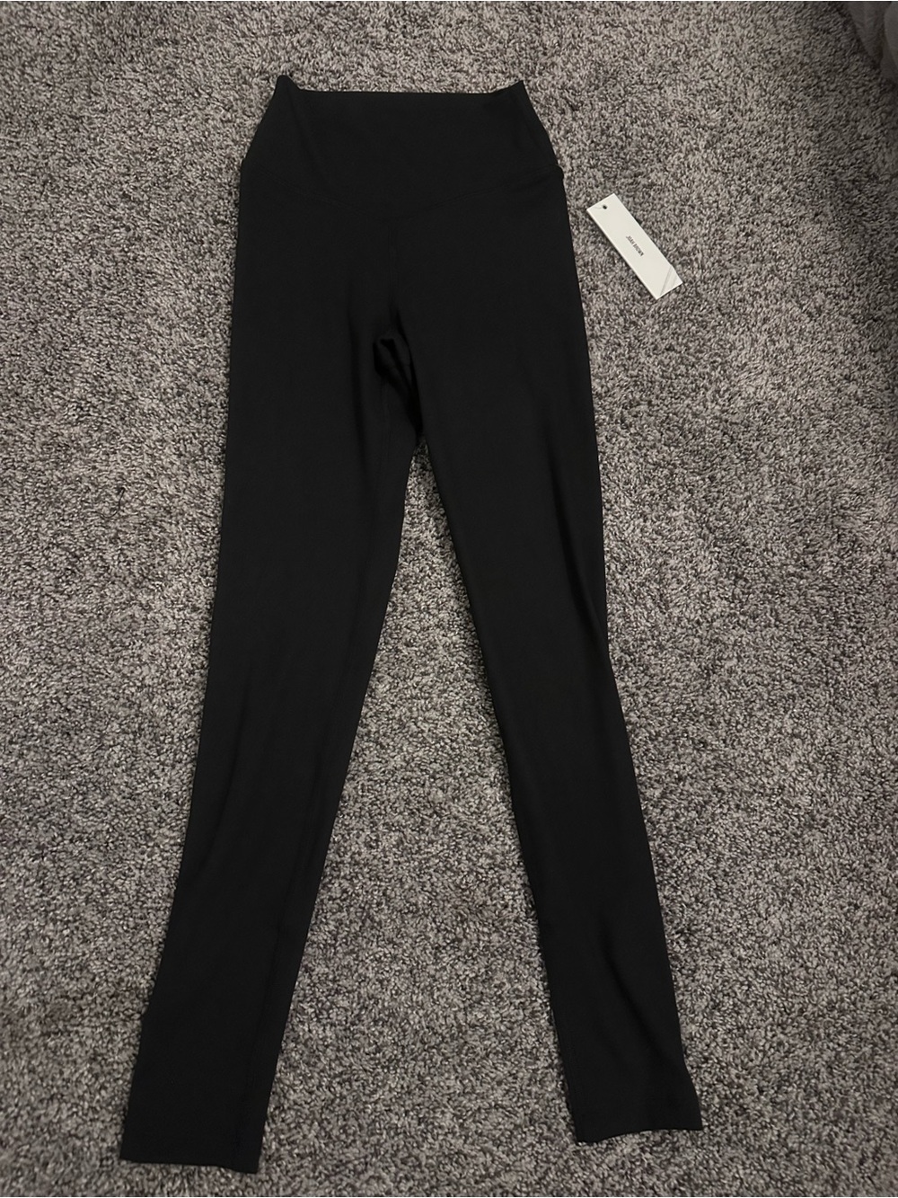Joah Brown Kids Black High-Waist Leggings